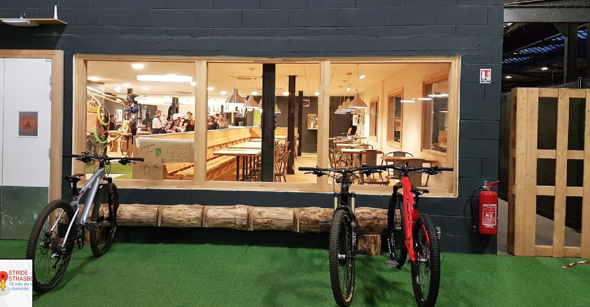 Création d&rsquo;un Bike-Park dans un ancien hangar de la SNCF