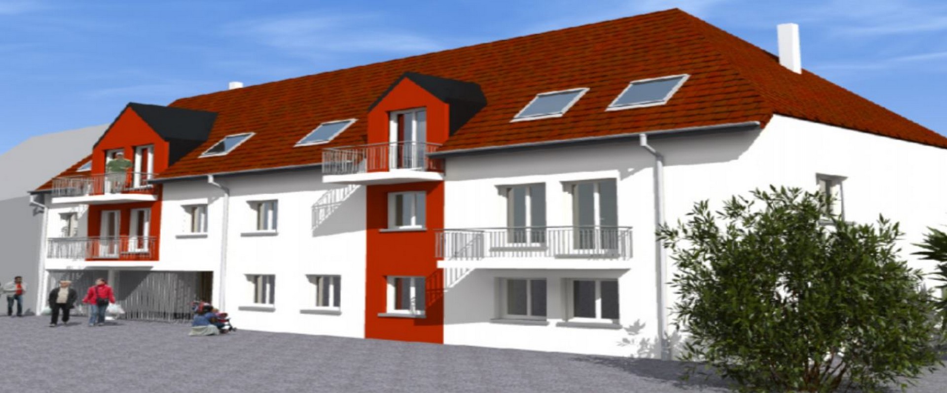 Construction d&rsquo;un immeuble de 5 logements à Duttlenheim