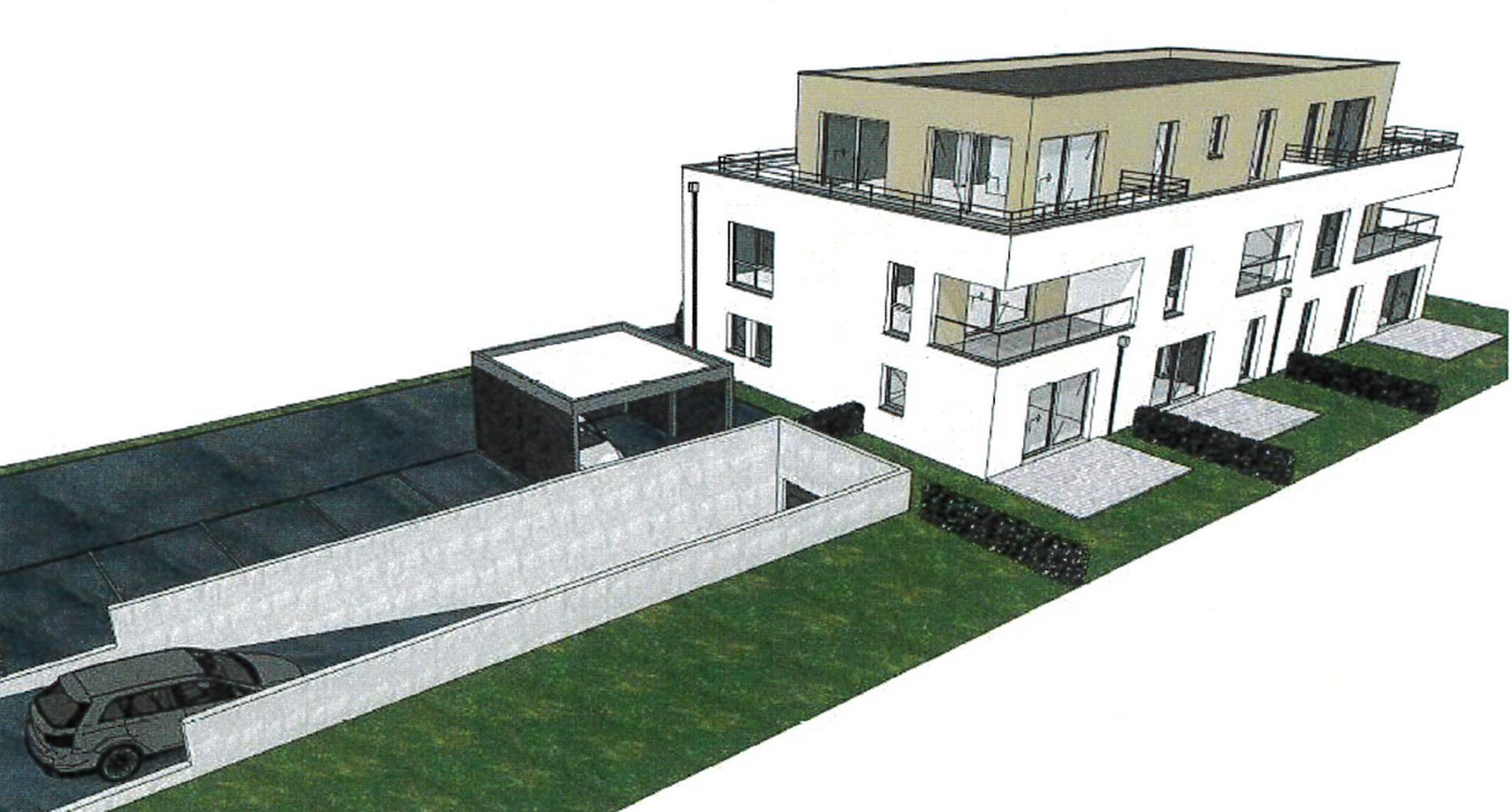 Construction d&rsquo;une résidence de 9 logements à Battenheim