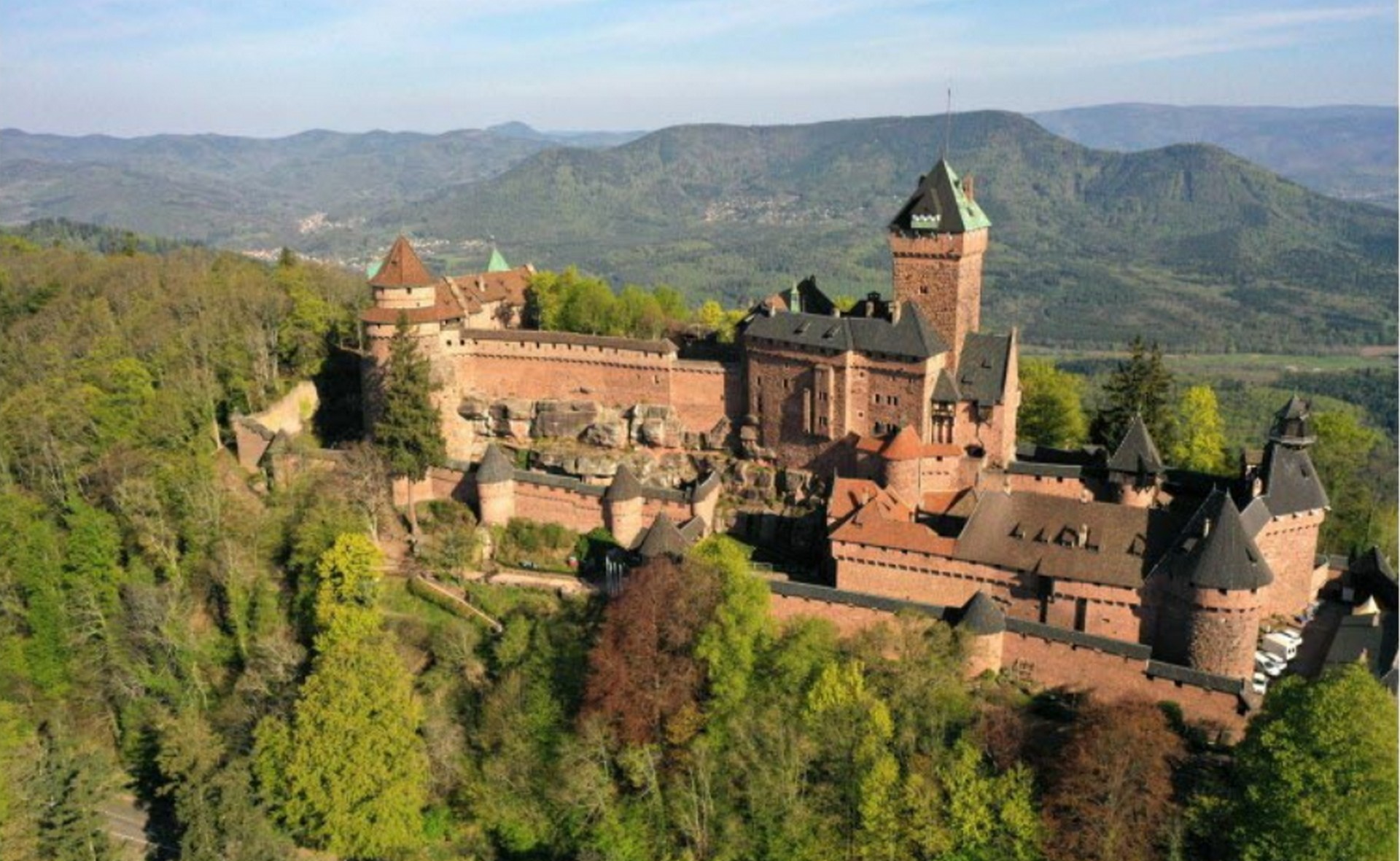 Maison alsacienne au château du Haut-Koenigsbourg