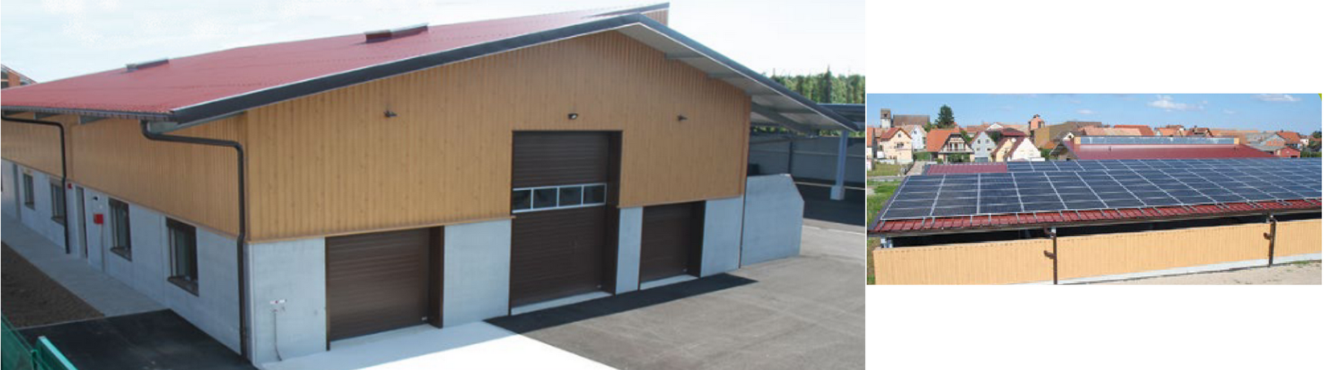 Atelier technique municipal à Wingersheim-les -Quatre-Bans.